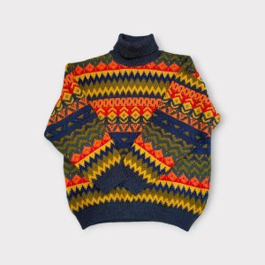 Vintage pulover pisan - Image 1