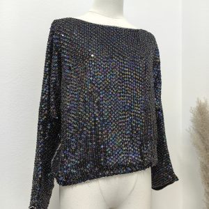 Vintage top z bleščicami - Image 2