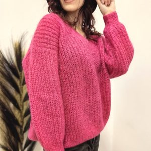 Roza vintage pulover - Image 2